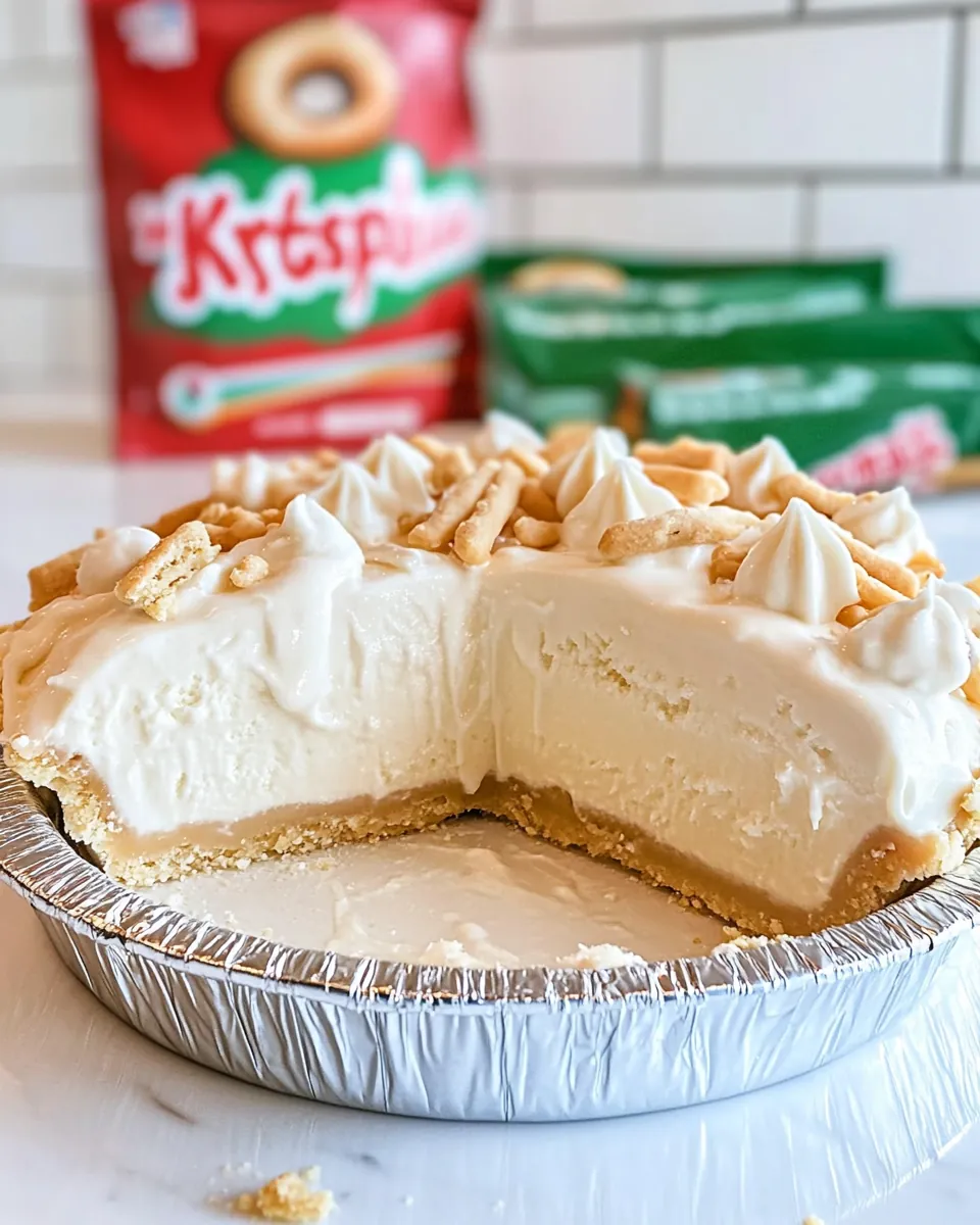 Krispy Kreme Ice Cream Pie