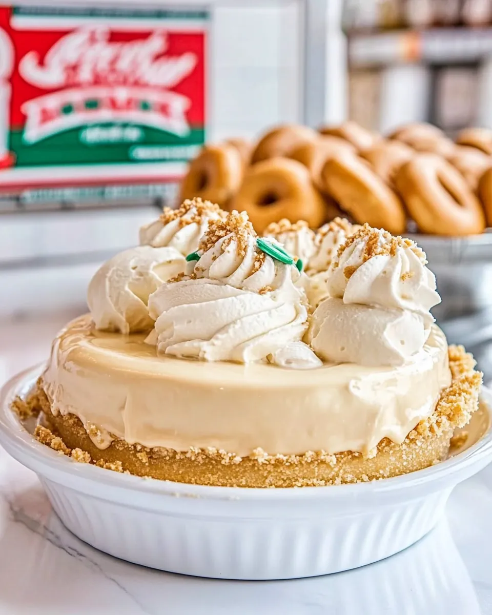Krispy Kreme Ice Cream Pie