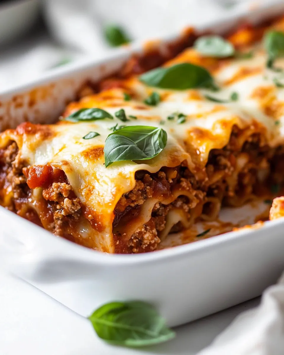 Lasagna Roll Ups