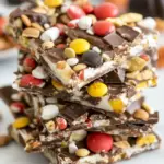 Leftover Halloween Candy Bark