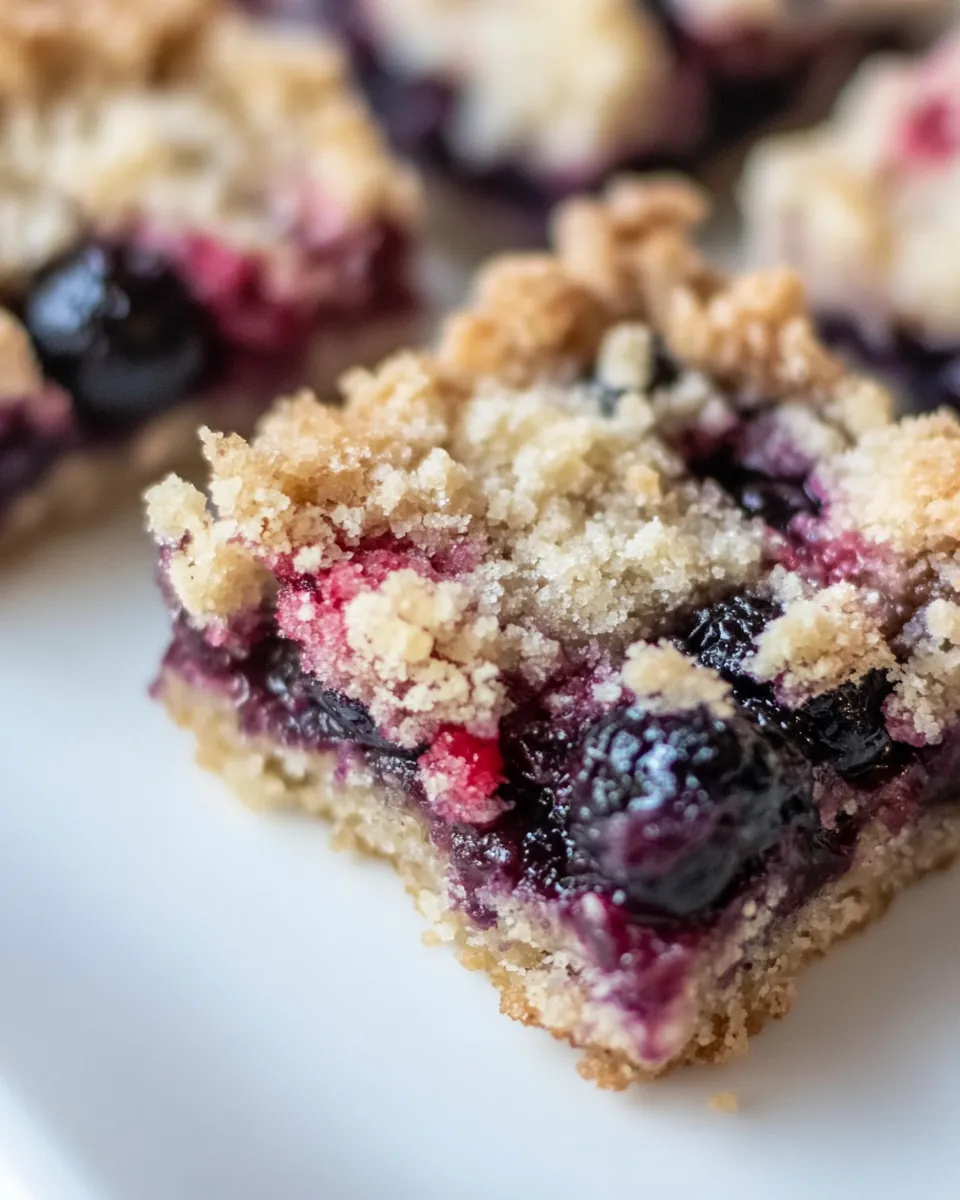 Lemon Blueberry Bars