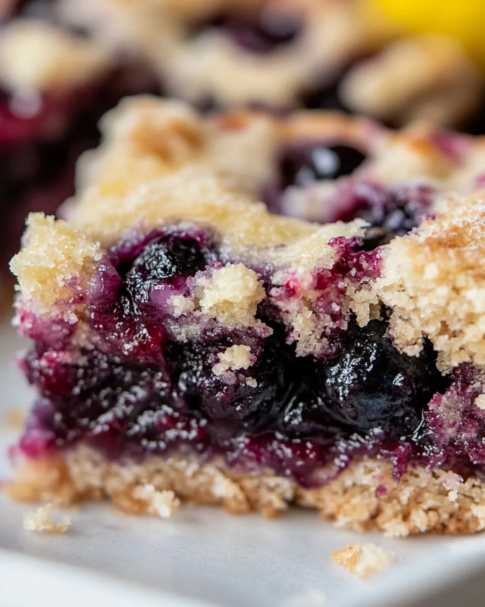 Lemon Blueberry Bars