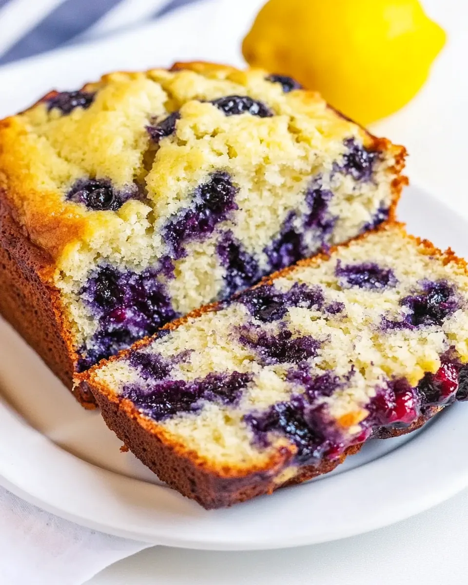Lemon Blueberry Bread