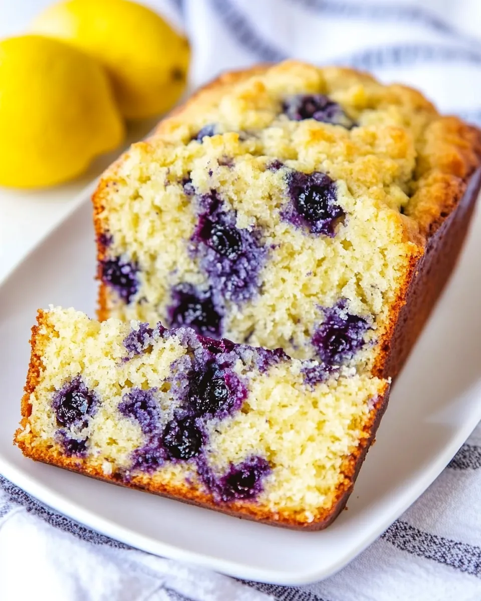 Lemon Blueberry Bread