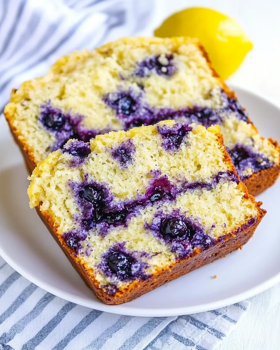 Lemon Blueberry Bread