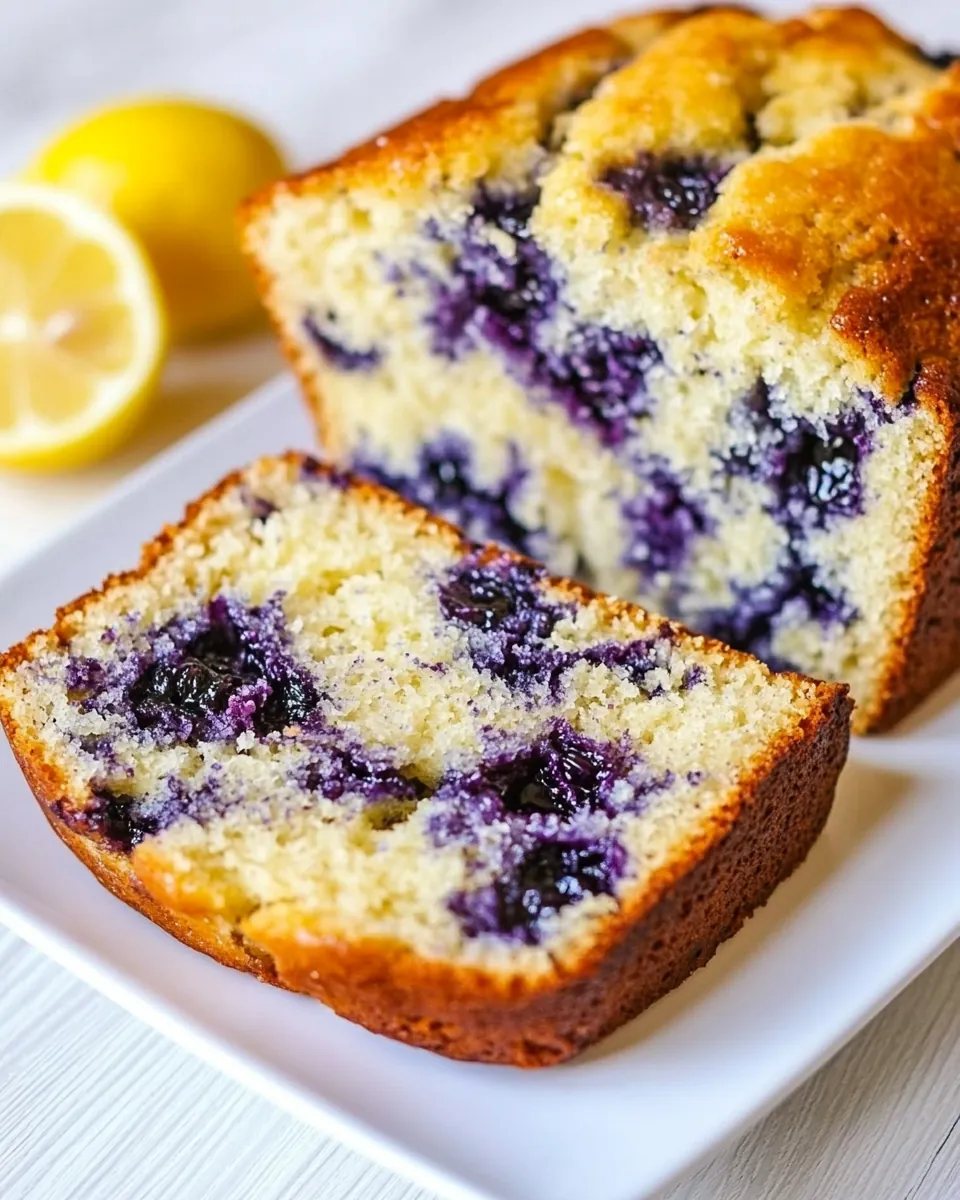 Lemon Blueberry Bread