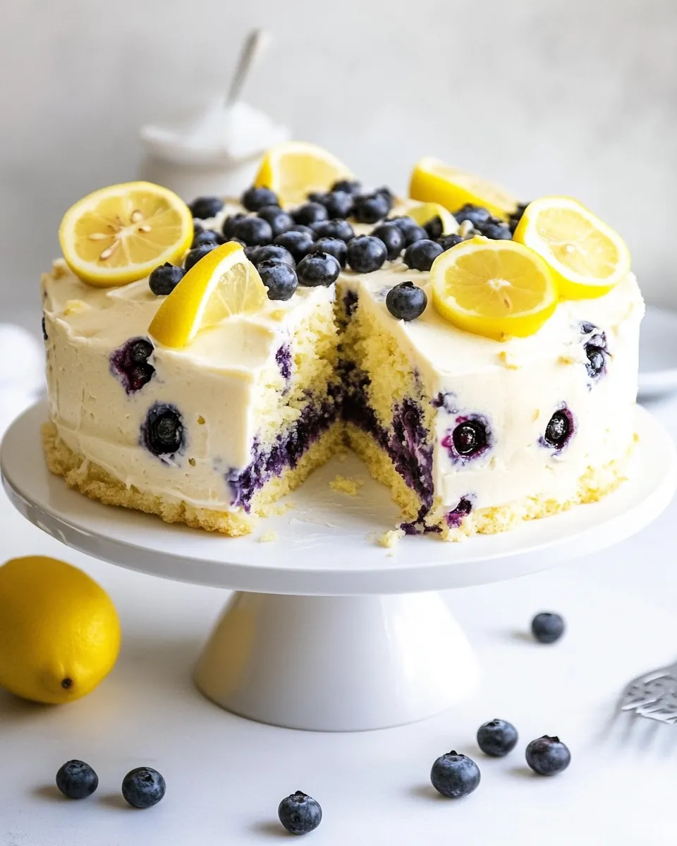 Lemon Blueberry Cake