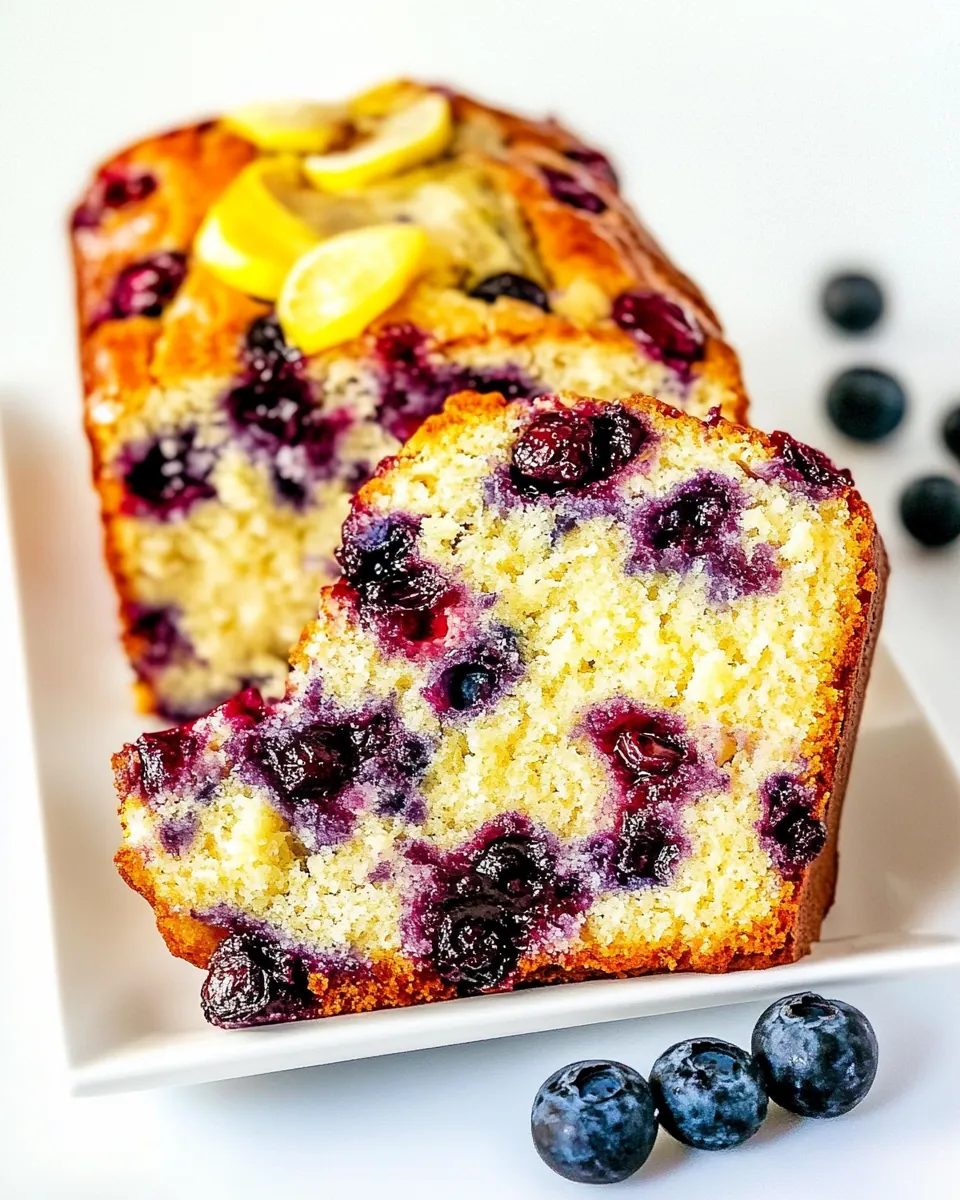 Lemon Blueberry Loaf