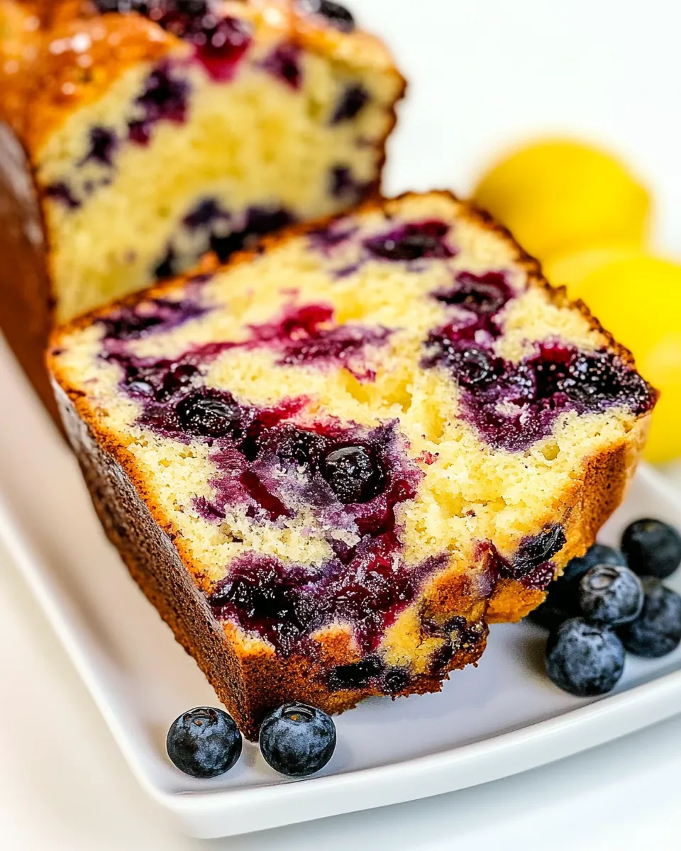 Lemon Blueberry Loaf