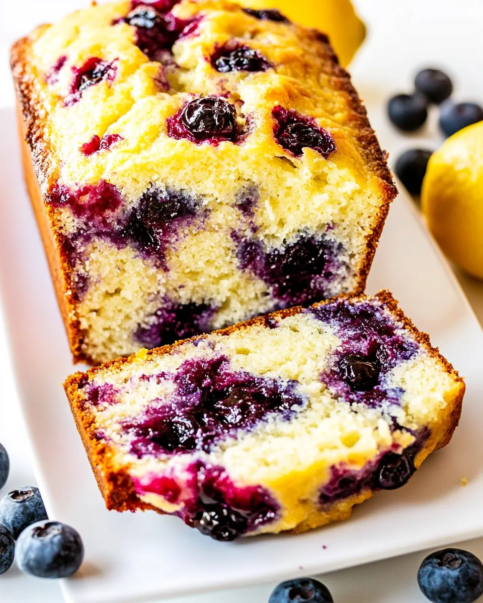 Lemon Blueberry Loaf