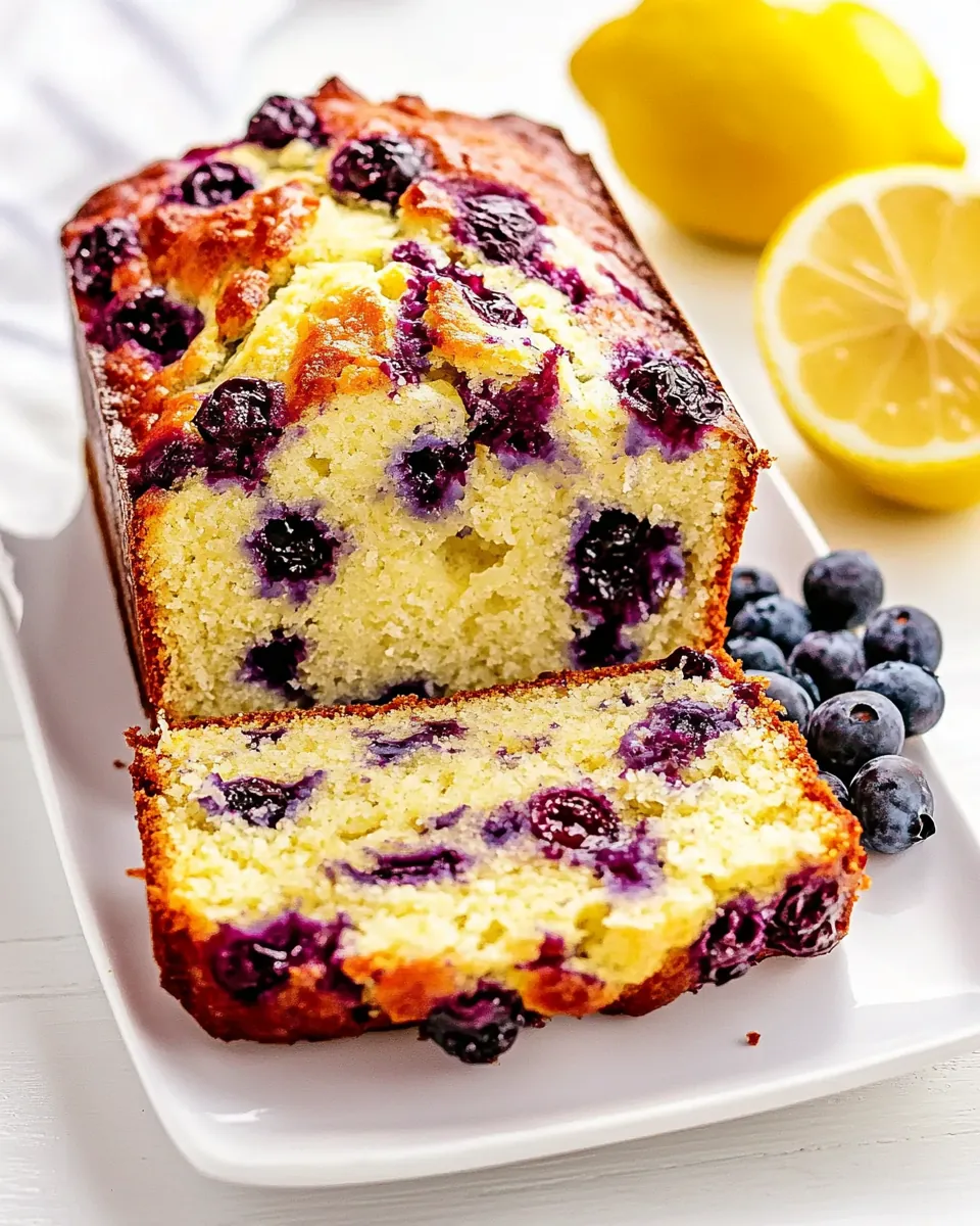 Lemon Blueberry Loaf
