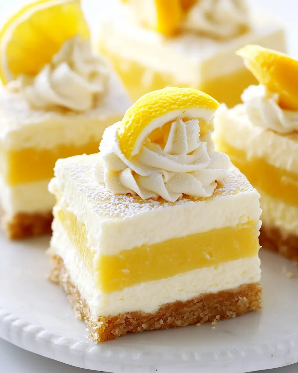 Lemon Cheesecake Bars