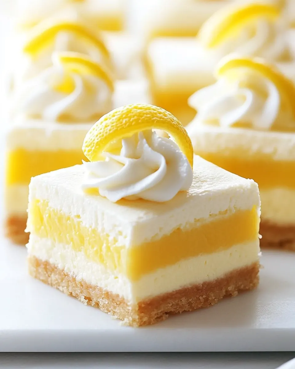 Lemon Cheesecake Bars