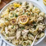 Lemon Chicken Artichoke Pasta Salad