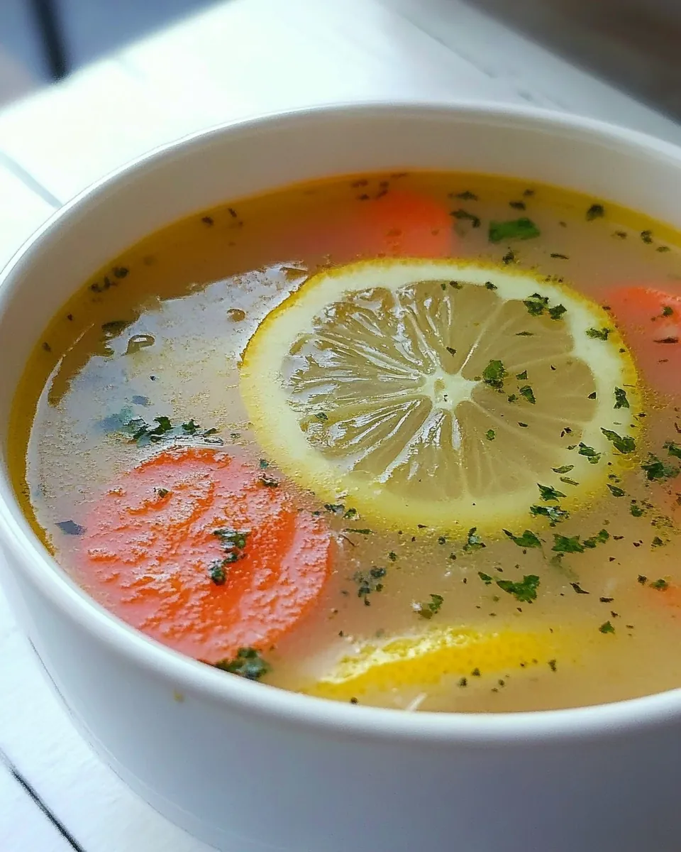 Lemon Chicken Soup