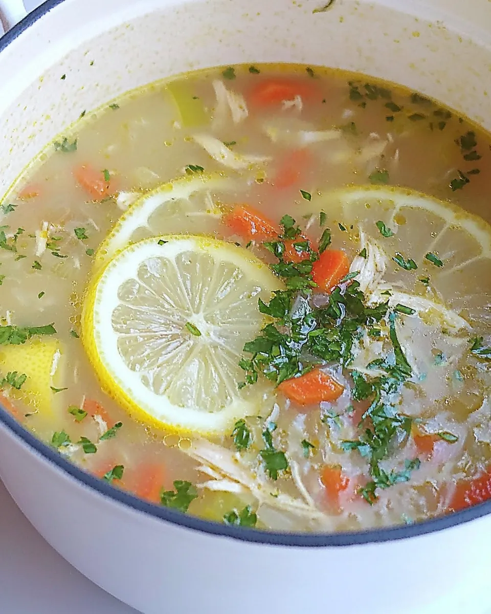 Lemon Chicken Soup