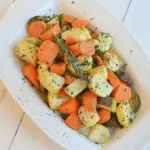 Lemon Chive Roasted Vegetables