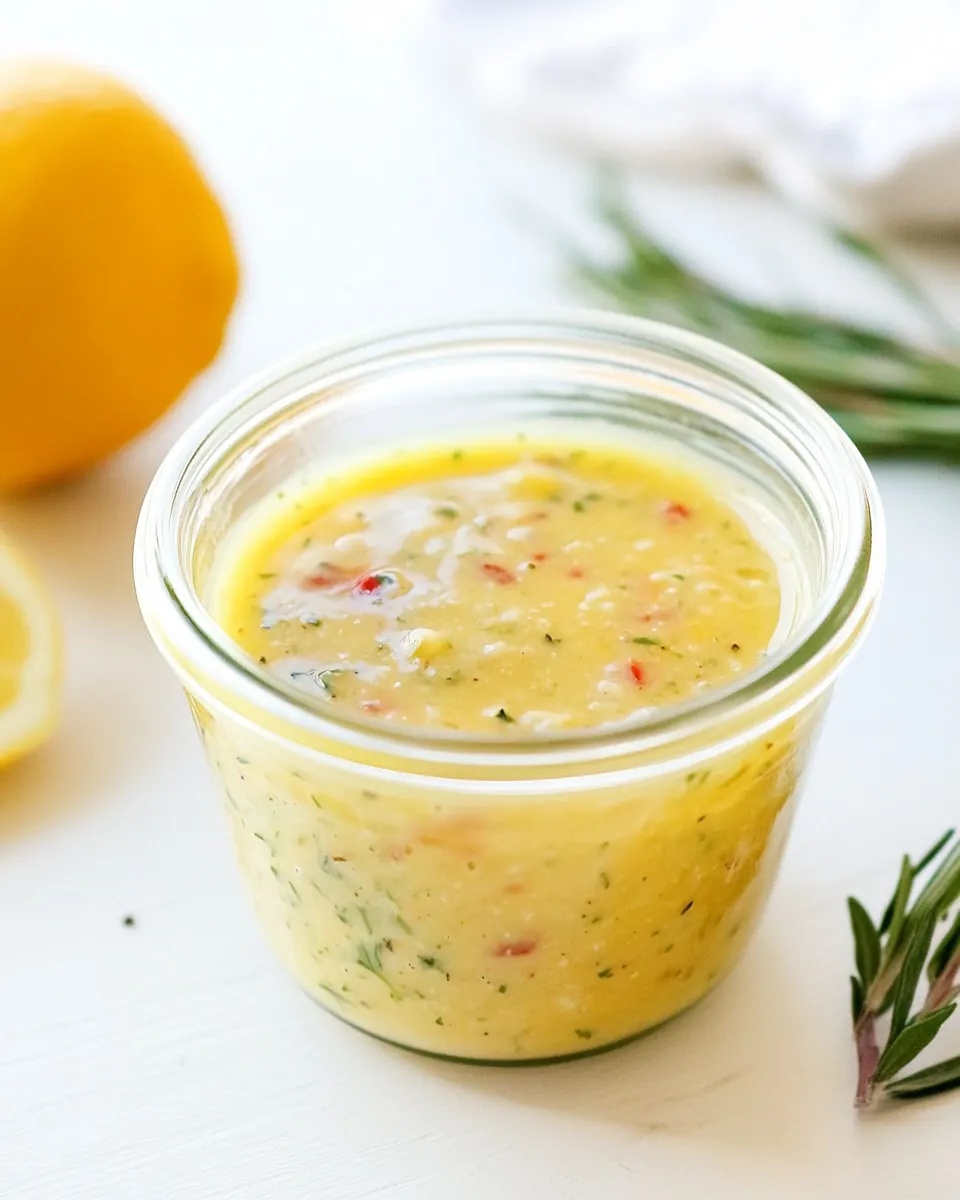 Lemon Dijon Herb Dressing