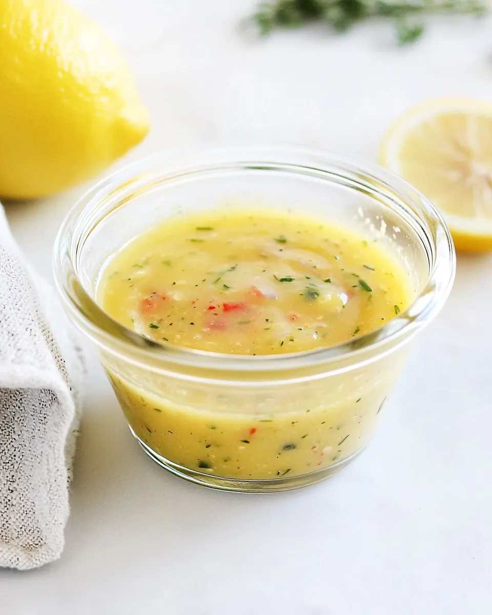 Lemon Dijon Herb Dressing