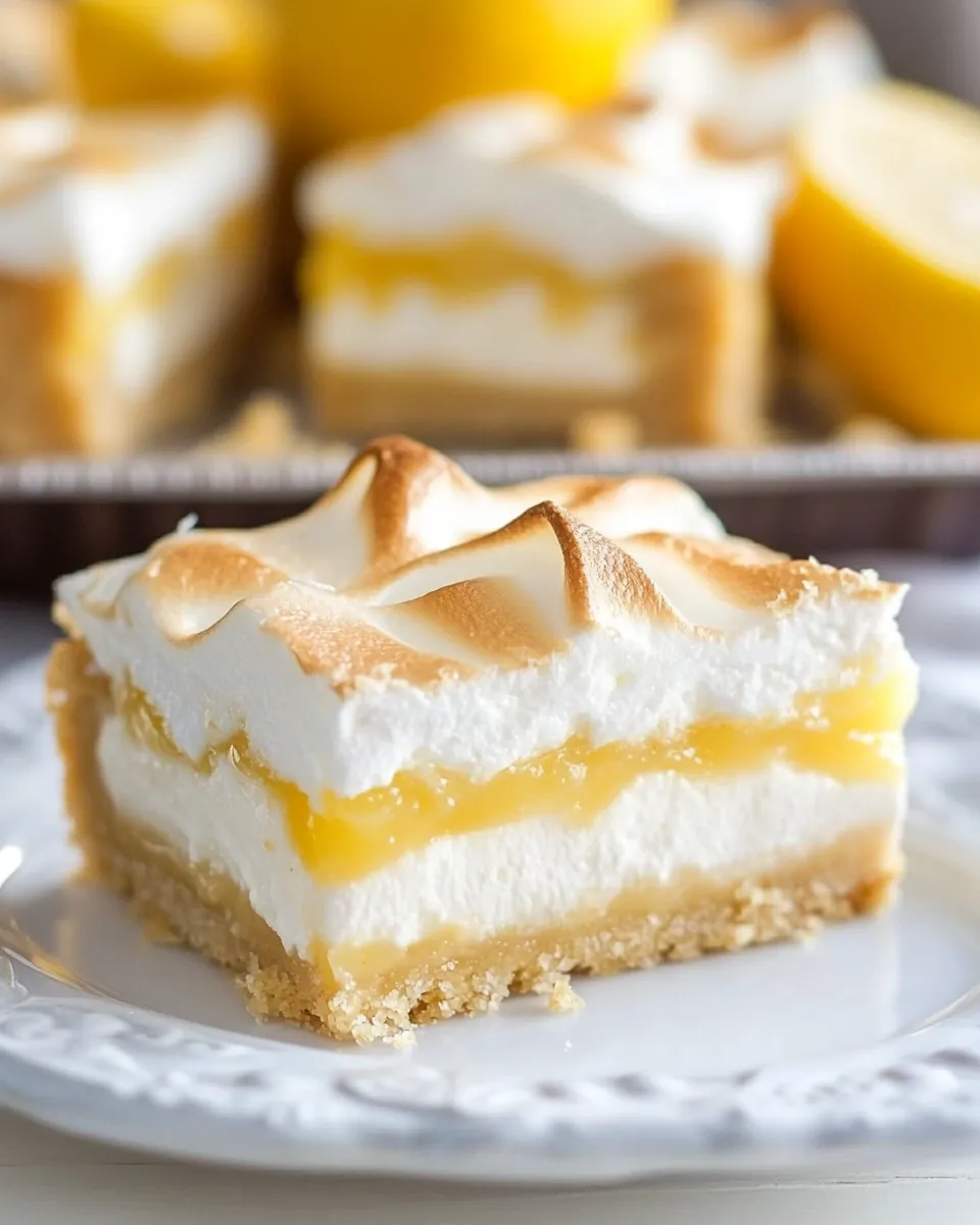 Lemon Meringue Pie Bars