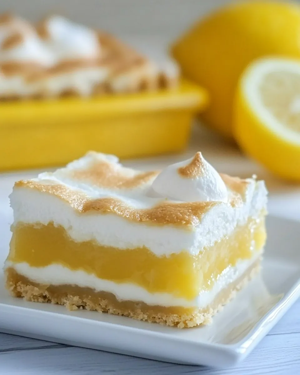 Lemon Meringue Pie Bars