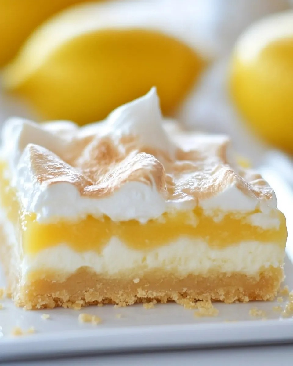 Lemon Meringue Pie Bars