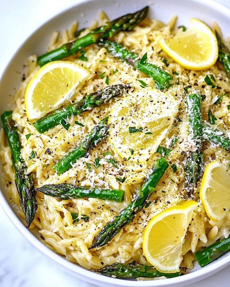 Lemon Parmesan Garlic Orzo