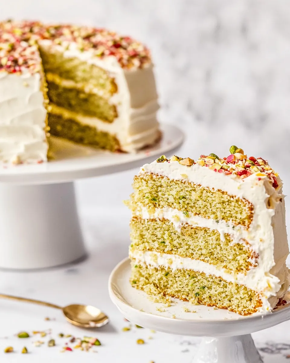Lemon Pistachio Cake