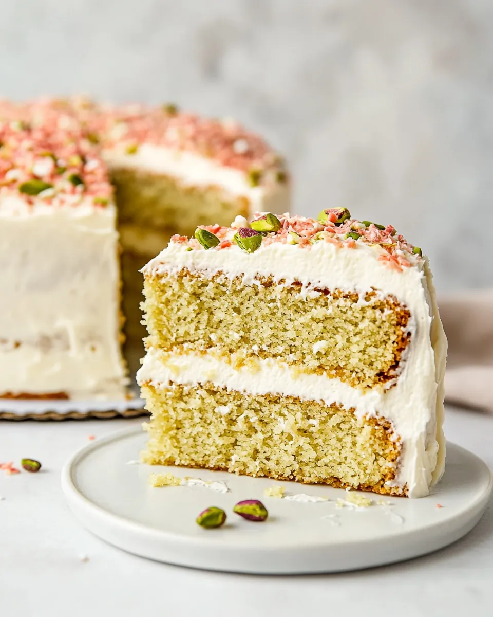 Lemon Pistachio Cake
