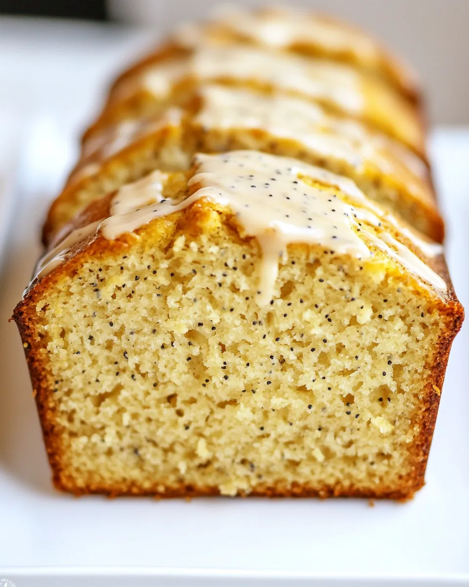Lemon Poppy Seed Bread