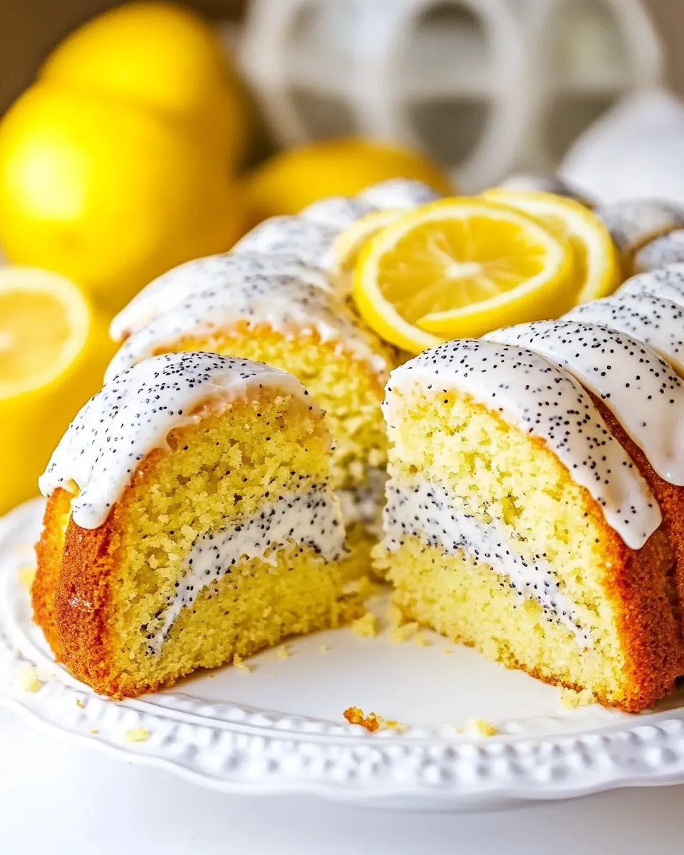Lemon Poppy Seed Cake