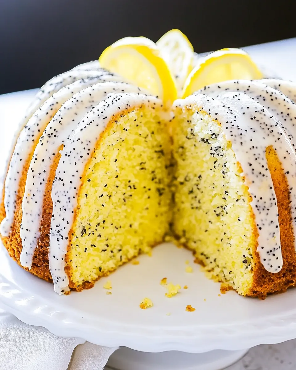 Lemon Poppy Seed Cake