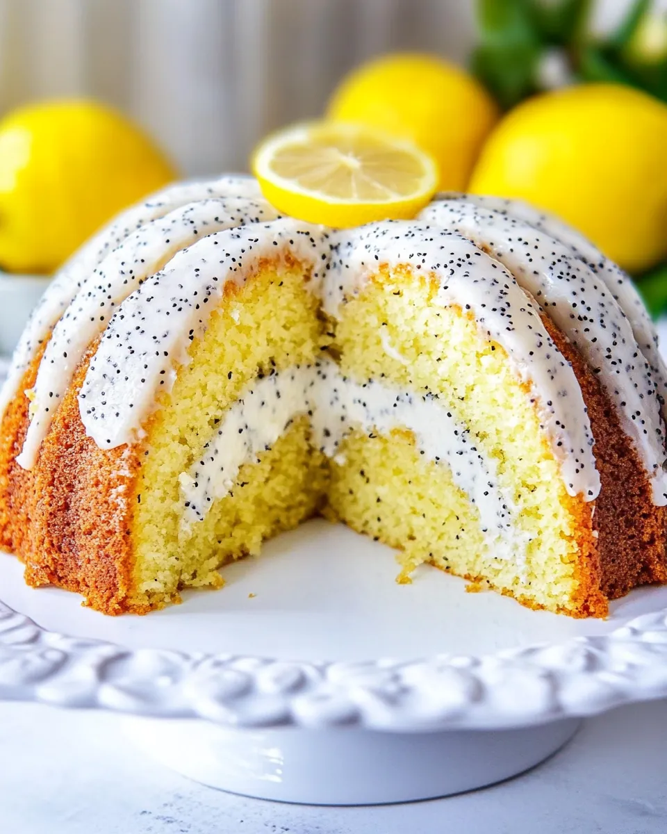 Lemon Poppy Seed Cake