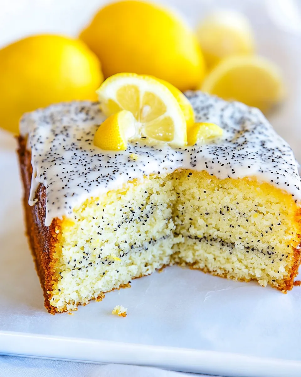 Lemon Poppy Seed Cake