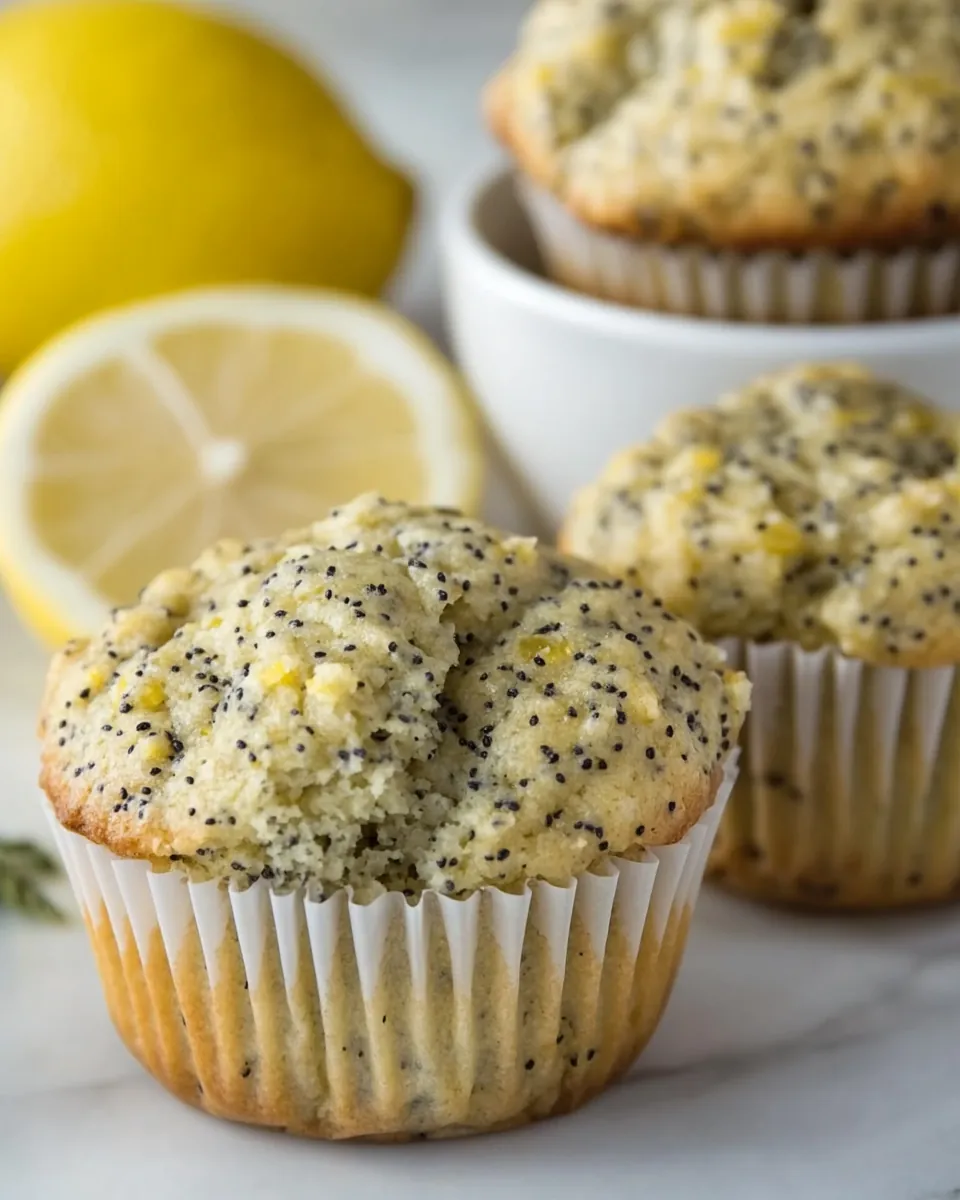 Lemon Poppy Seed Muffins