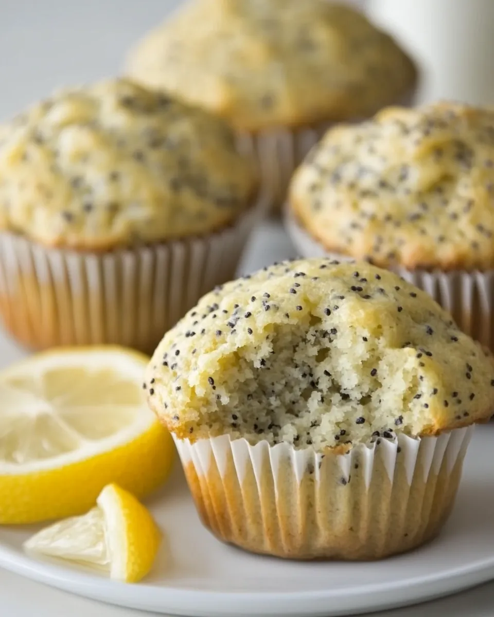 Lemon Poppy Seed Muffins
