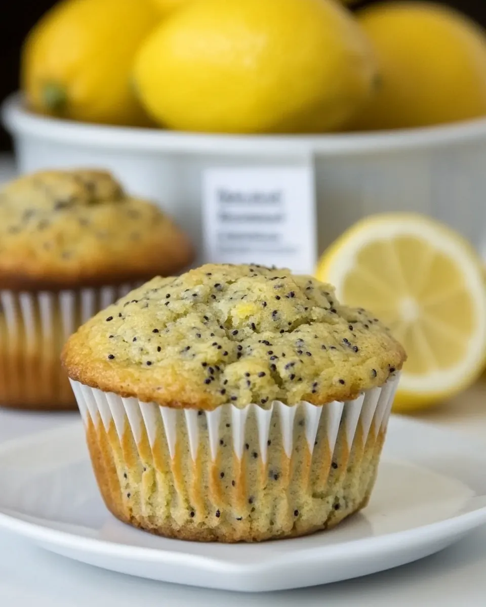 Lemon Poppy Seed Muffins