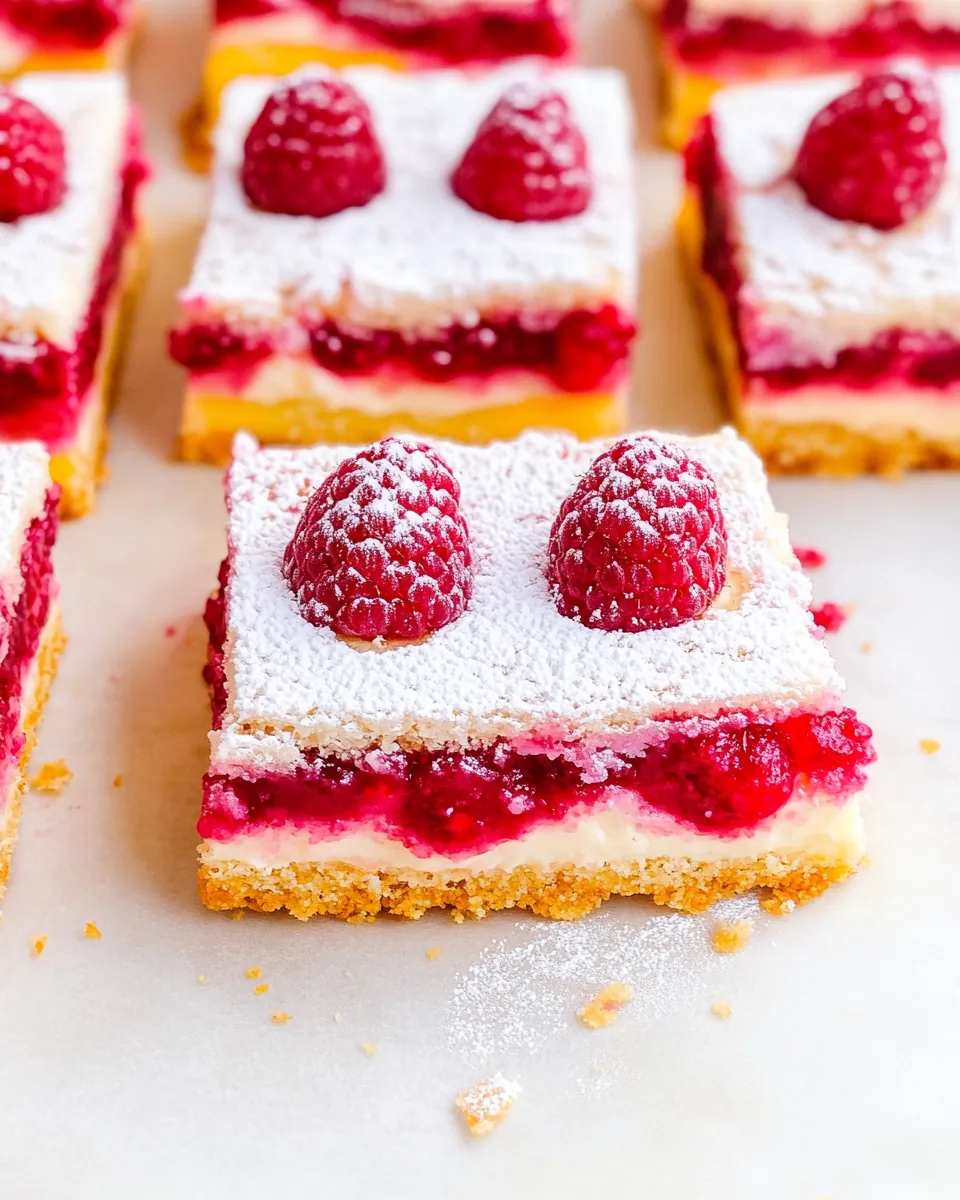 Lemon Raspberry Bars