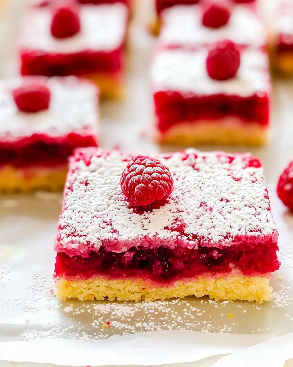 Lemon Raspberry Bars