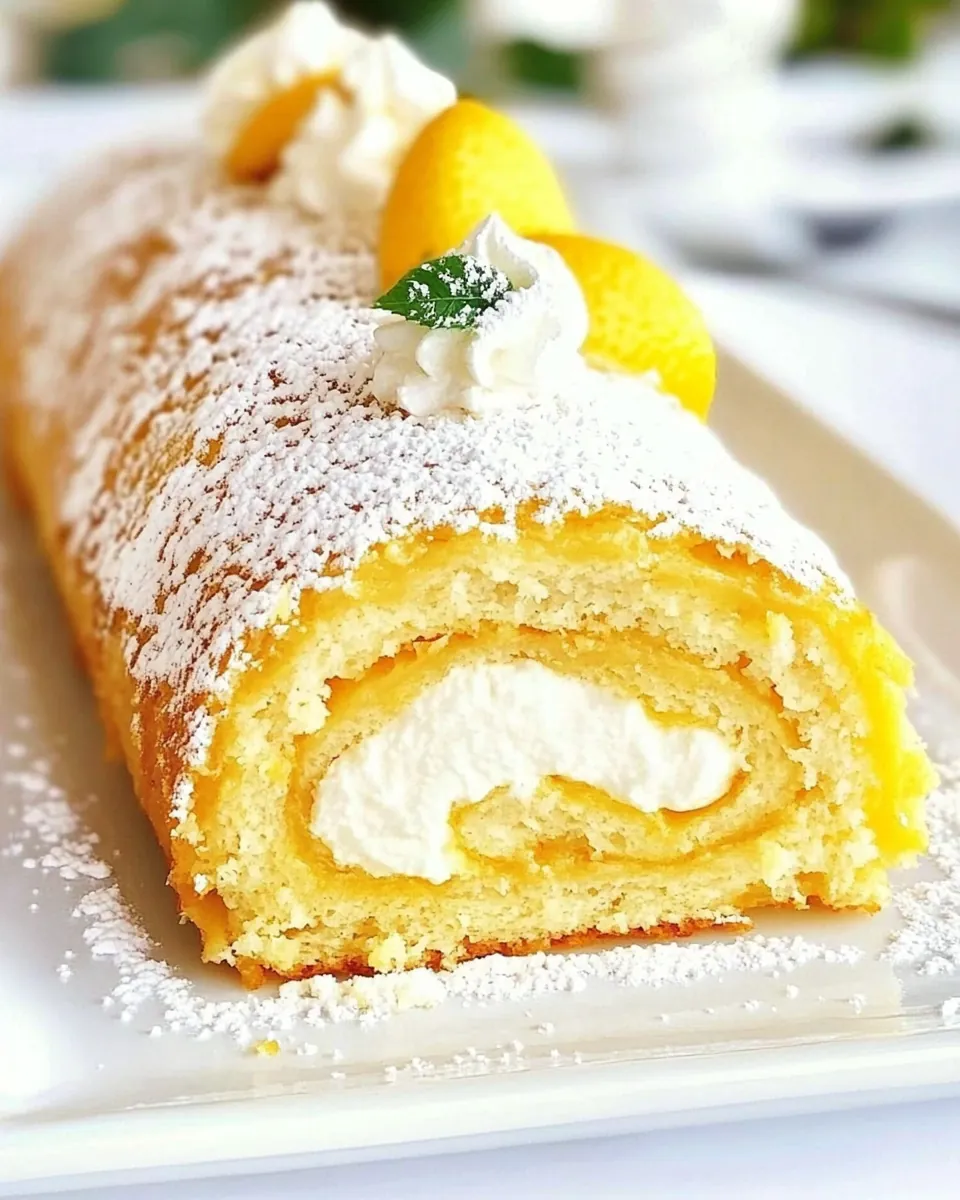 Lemon Swiss Roll