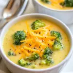 Lightened Up Broccoli Cheddar Soup