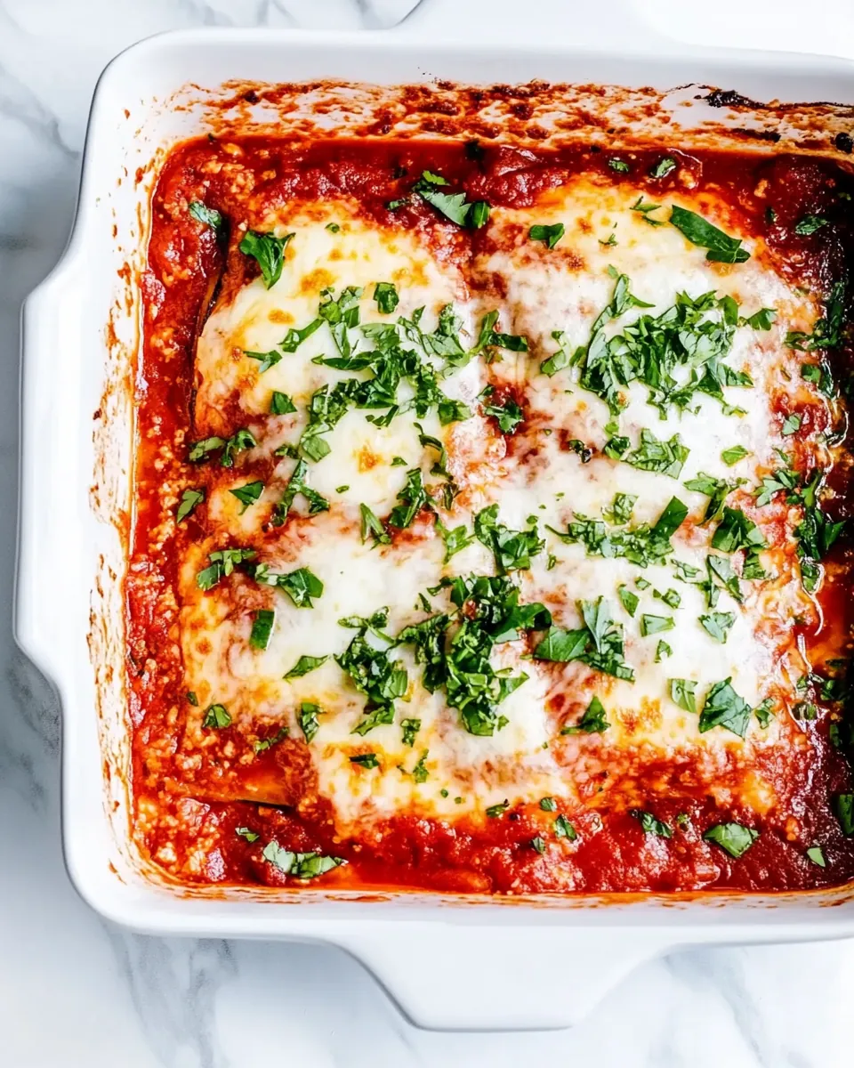 Lighter Eggplant Parmesan