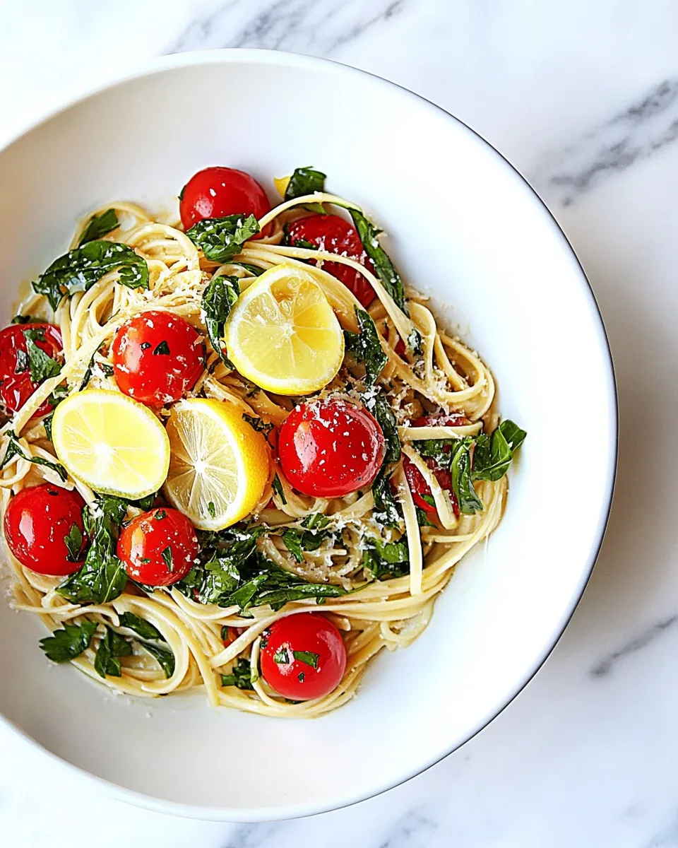 Linguine with Lemon Tomatoes