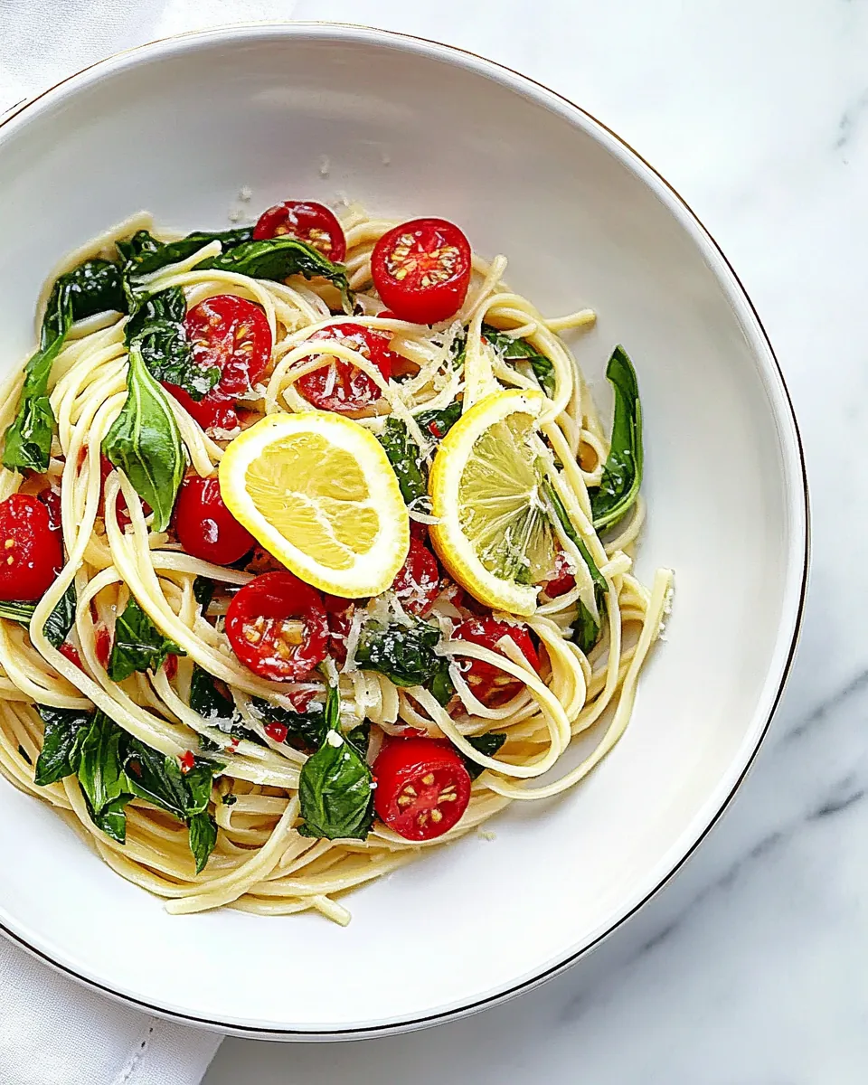 Linguine with Lemon Tomatoes