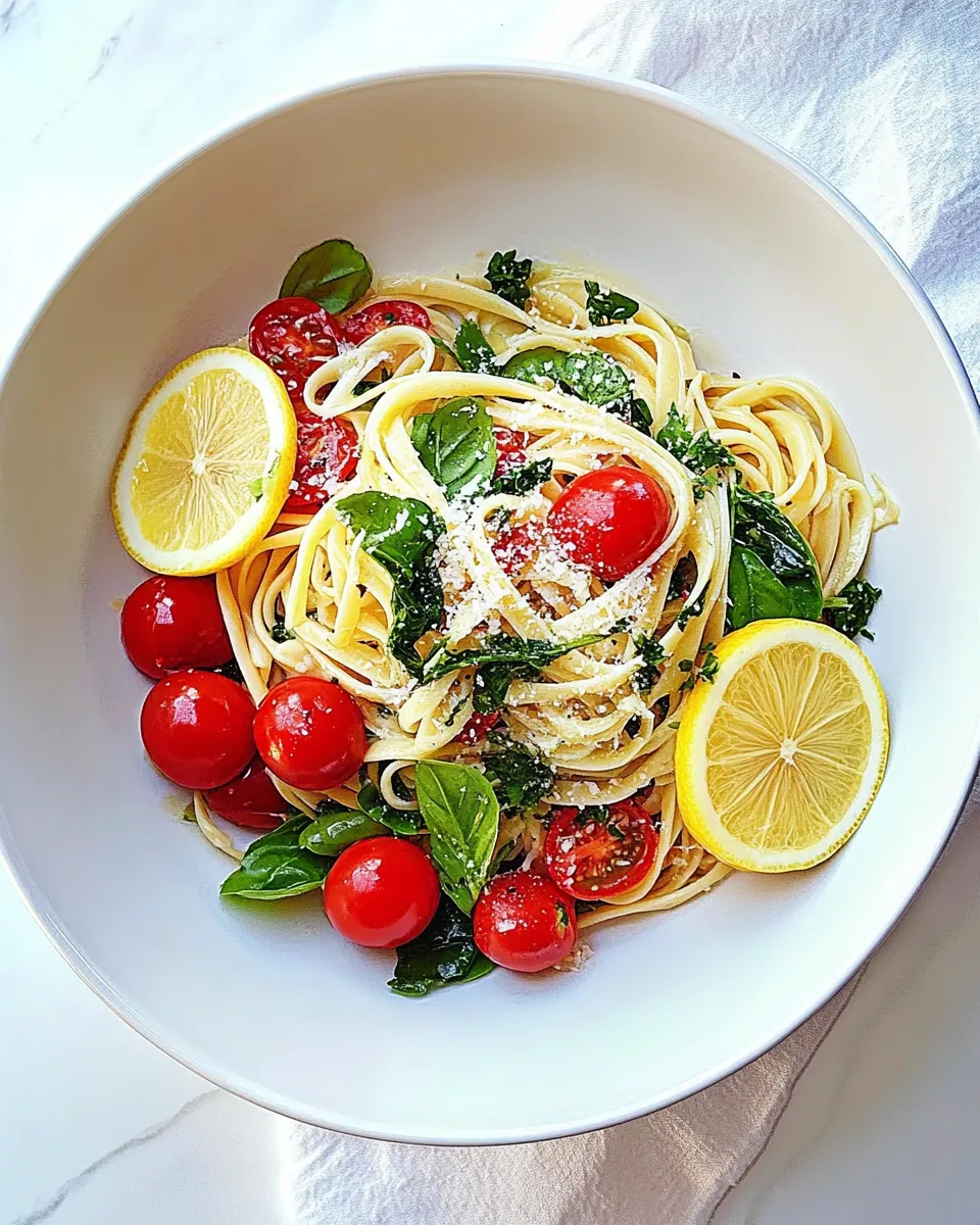 Linguine with Lemon Tomatoes