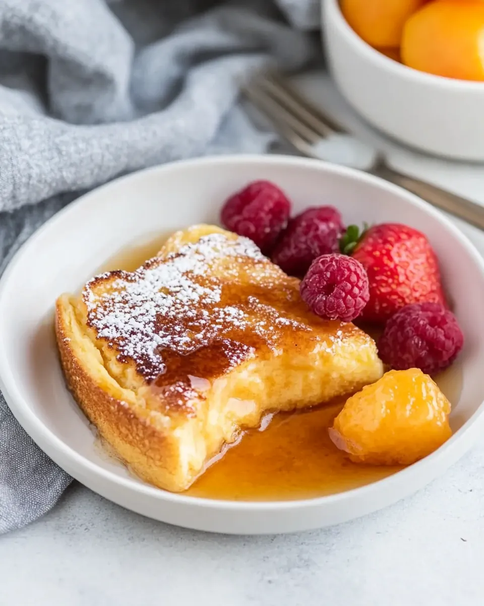 Make Ahead Crème Brûlée French Toast