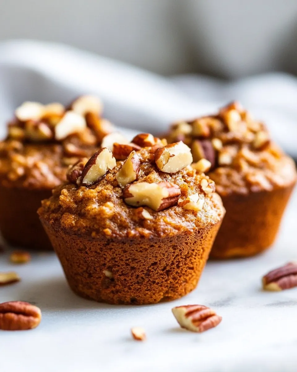 Maple Pecan Banana Muffins