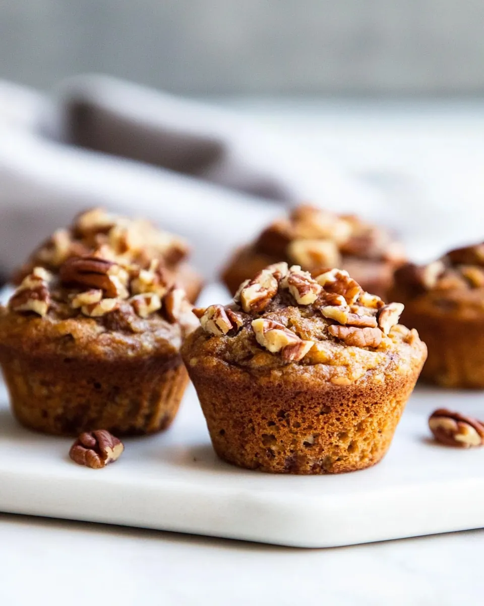 Maple Pecan Banana Muffins