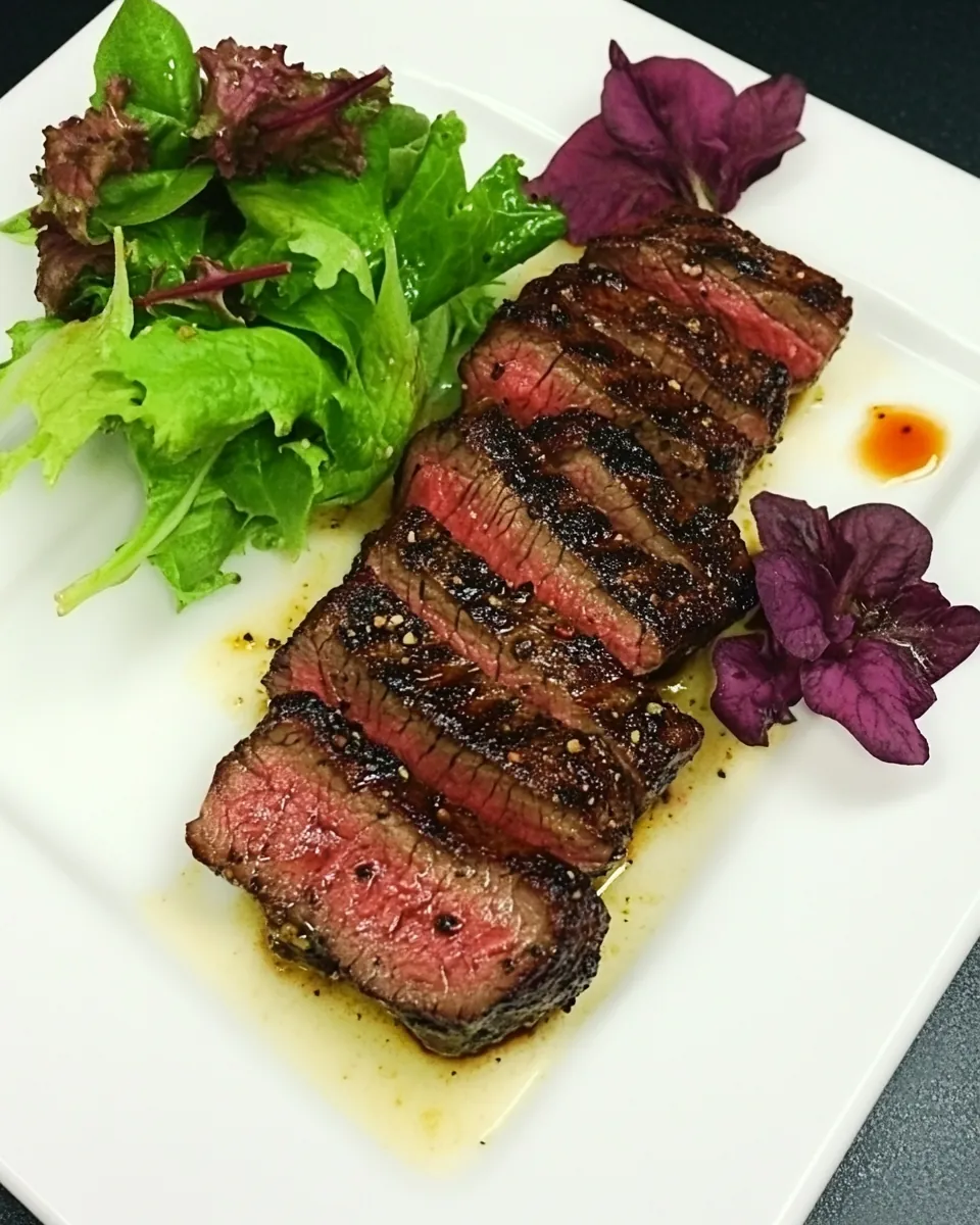 Marinated Flat Iron Steak