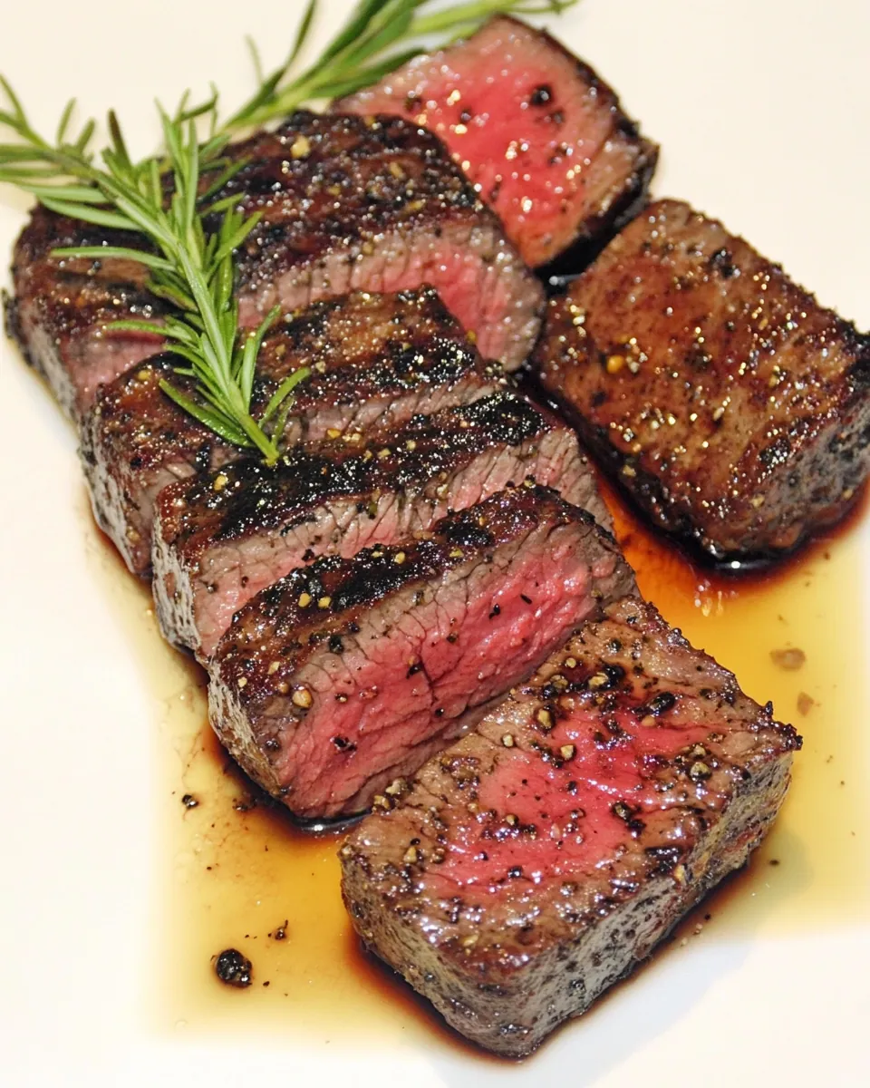 Marinated Flat Iron Steak